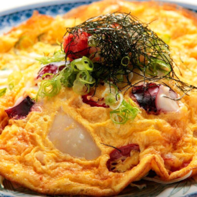 海鮮和風オムレツ