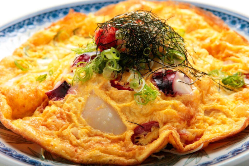 海鮮和風オムレツ