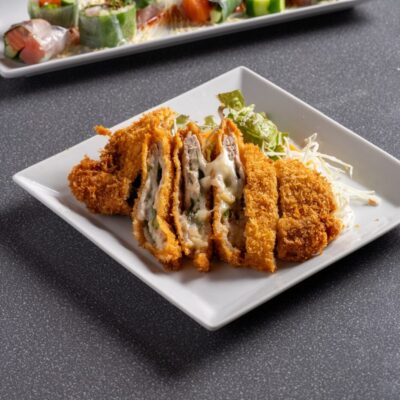 ミルフィーユ豚カツ× こだわりご飯